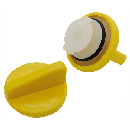 غطا زيت الموتور الاصفر